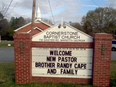 Cornerstone Baptist Church 730 Sawyer Rd Marietta Ga Community