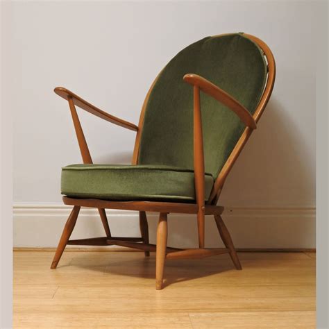 Ercol Windsor Grandfather Easy Chair In Light Finish 317 By