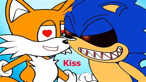 Cosmo Kiss Tails Valentine Kiss By Howxu On Deviantart Sonic Fan Art