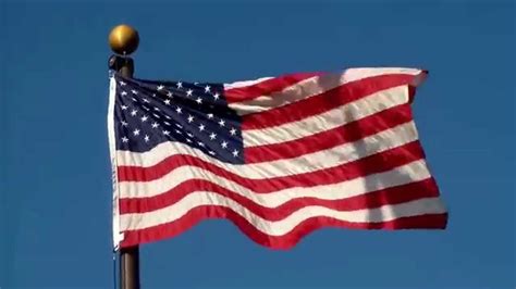 Official Flag Of The United States 1960 1718 Youtube
