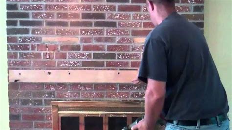 Installation Of Tv Over Brick Fireplace Customized Solution Youtube
