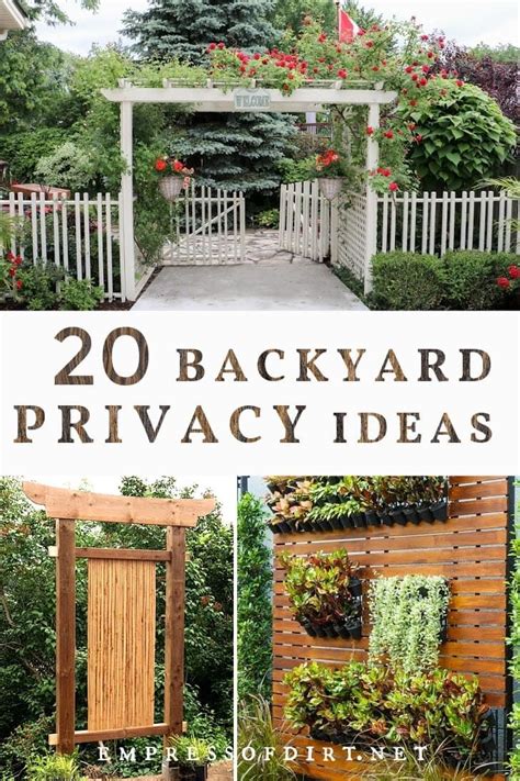 20 Ideas For Better Backyard Privacy Empress Of Dirt Backyard Fence