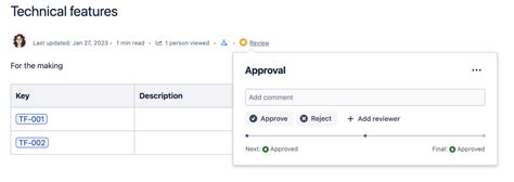 How To Improve Your Requirement Approval Workflow In Confluence
