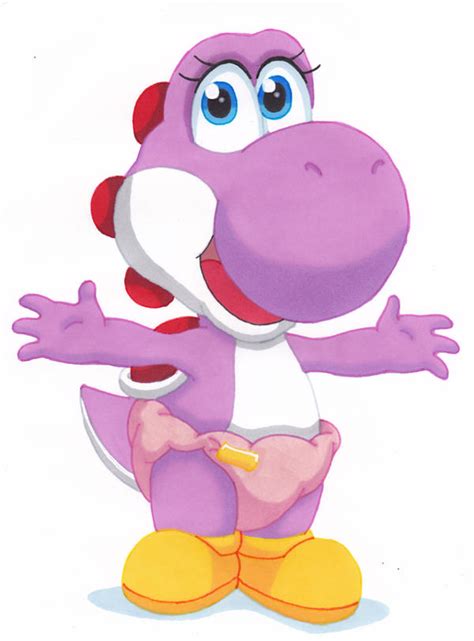 Commission Baby Girl Yoshi By Azumiangel On Deviantart