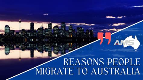 Reasons People Migrate To Australia AMS