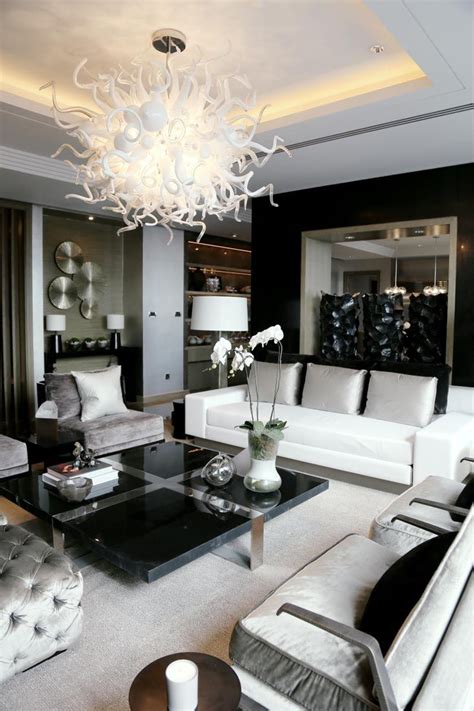 Black And Silver Furniture Living Room Home Design Ideas