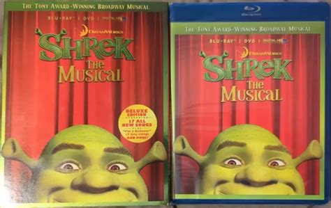 SHREK THE MUSICAL Blu Ray DVD Digital SlipCover Tony Award
