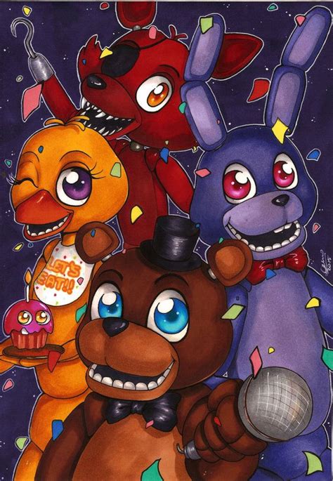 Five Nights At Freddys Poster 1 By Forunth Anime Fnaf Fnaf