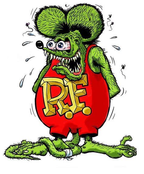 İllustration Of Rat Fink Monster Free Image Download