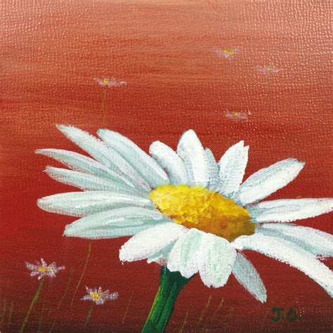 Acrylic Paintings Of Daisies Add It To Your Favorites To Revisit It