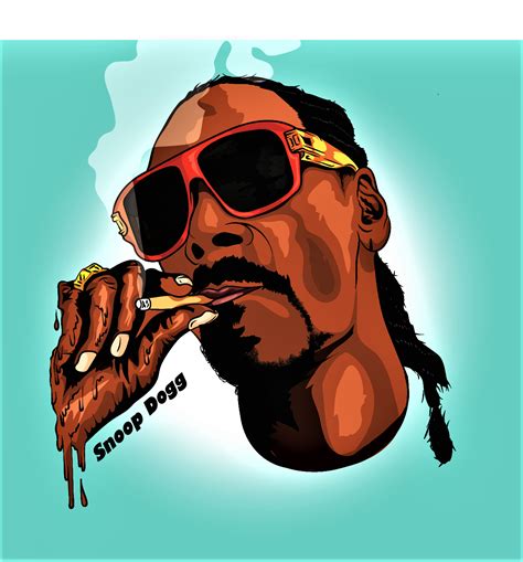 Cartoon Adobe Illustrator Snoop Dogg Hip Hop Artwork Hip Hop