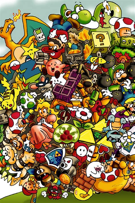 47 Nintendo Characters Wallpaper Wallpapersafari