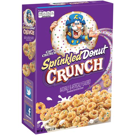 Capn Crunch Breakfast Cereal Sprinkled Donut 173 Oz