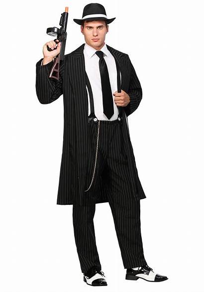 Zoot Suit Gangster Costume Mens 20s Costumes