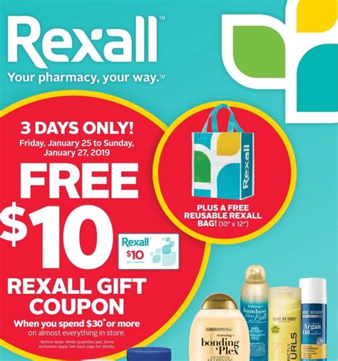 Rexall Pharma Plus Drugstore Canada Events Get 10 Rexall T Coupon
