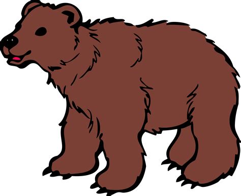 Clipart - Young Brown Bear