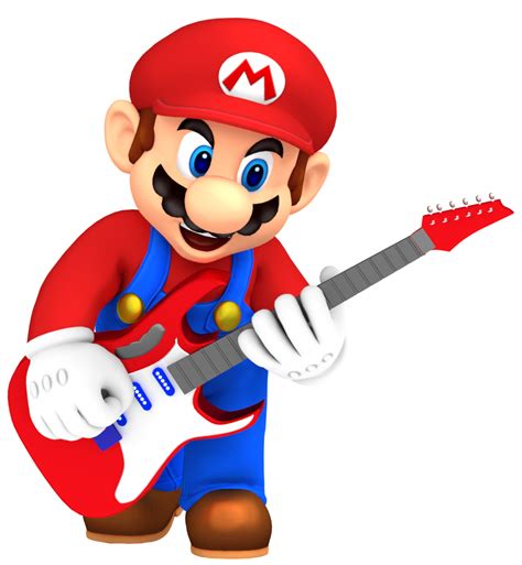 Mario Playing Electric Guitar By Nintega Dario On Deviantart