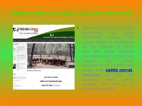 Simple designs you can build yourself to save thousands of dollars on. Corral designs by corraldesigns - issuu