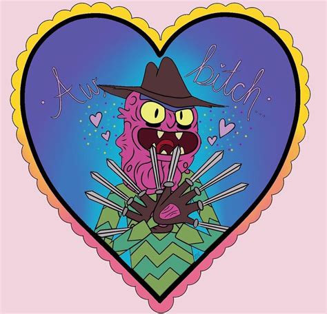 Rick And Morty X Valentines Day Rick And Morty Poster Scary Terry