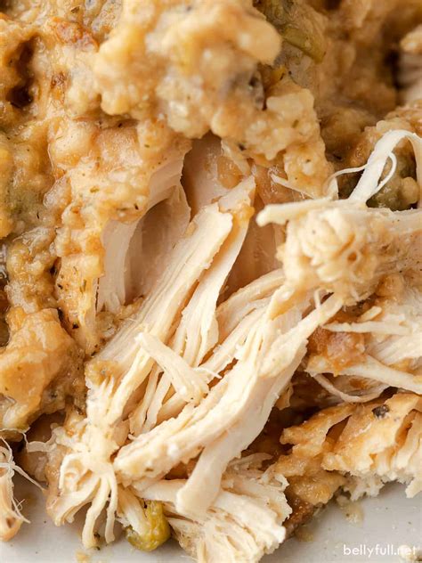 Easy Crockpot Chicken And Stuffing Belly Full