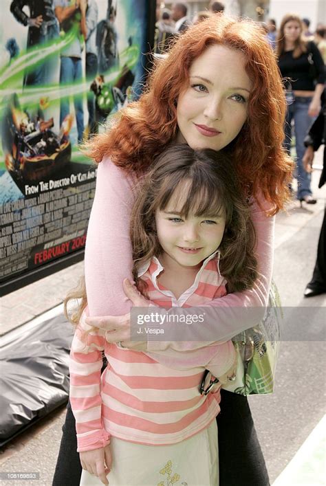 Amy Yasbeck And Daughter Stella During Son Of The Mask Los Angeles