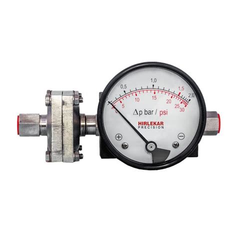 Differential Pressure Gauge Dx Hirlekar Precision Instruments Pune Dial Stainless