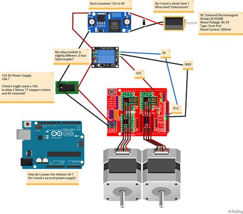 Xy Plotter Wiring Help Needed Cnc Shield Stepper Motors