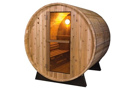 2 Persons Rustic Barrel Sauna 4ft The Hot Tub Warehouse