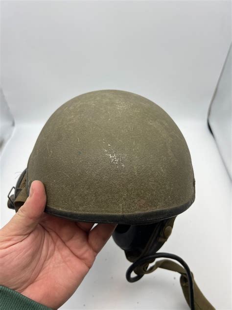 Vietnam Era Us Army Cvc Combat Vehicle Crewman Tanker Helmet Ebay