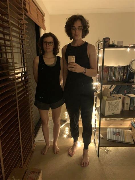 Any Other Lesbian Couples Out There With Hilarious Height Differences I’m 5’10’’ And She’s 5’3
