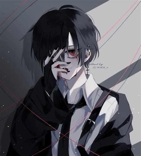 Pin By Anonim A On Hot And Cute Boy Anime Demon Boy Yandere Anime