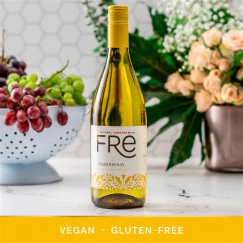 Fre Alcohol Removed Chardonnay White Low Calorie Non Alcoholic Wine