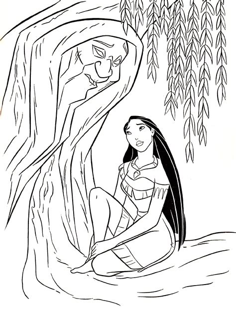 Pocahontas Coloring Pages Archives - 101 Coloring