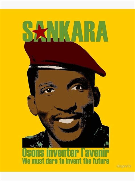 Thomas Sankara Poster By Degeefe Thomas Sankara Sell Your Art