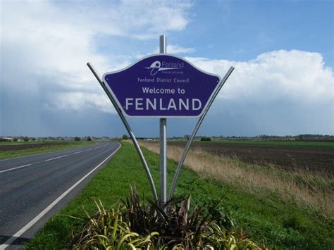 Welcome To Fenland Cambridgeshire Great Britain Scenery