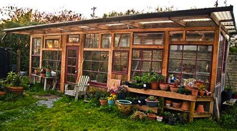 Remove shade cloth before winter because. Build A Greenhouse From Old Windows - Do-It-Yourself Fun Ideas
