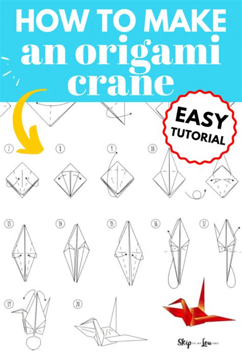 How To Make An Origami Crane Skip To My Lou
