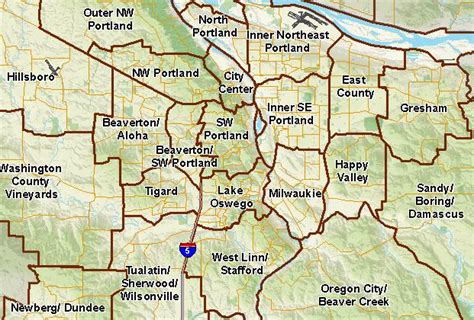 Portland Metro Area Map Pdx Oregon Real Estate Mike Lavios Portland