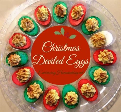 Arent These Christmas Deviled Eggs Cute Could Make Them