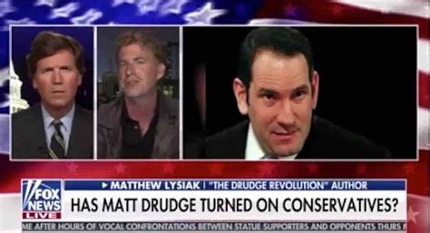 Tucker Carlson Whines That Matt Drudge Has Turned Against Trump Is Now