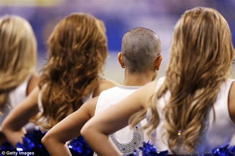 Chuck Pagano Cancer Colts Cheerleaders Have Heads Shaved During Nfl