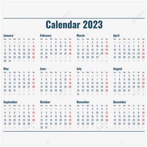 Gambar 2023 Kalender Meja Biru Desain Sederhana Kalen