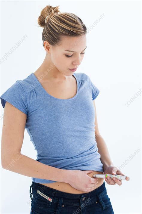 Diabetic Young Woman Stock Image C0340938 Science Photo Library