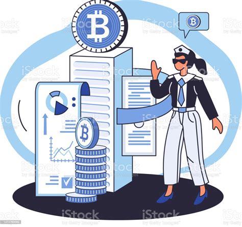 Cryptocurrency Bitcoin Mining Metaphor Blockchain Technology Cyber