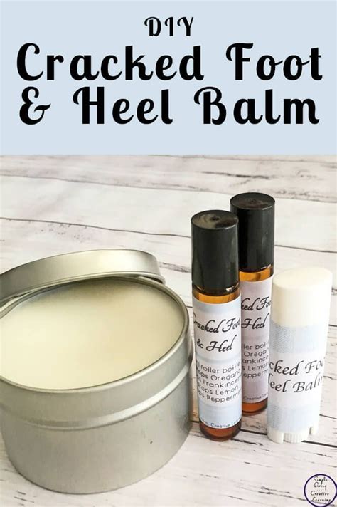 This Diy Cracked Foot And Heel Balm Is A Great Way To Moisturise And Help Heal The Cracks That Can