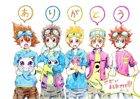 Chibimon Gigimon Kanbara Takuya Koromon Kudou Taiki Matsuda Takato