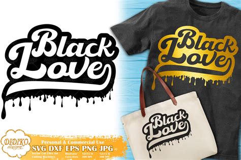 Black Love SVG #1 | Dripping svg | Black Couple Svg - DIDIKO designs