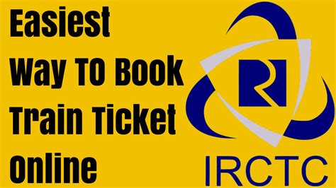 how to book online railway ticket through irctc website youtube