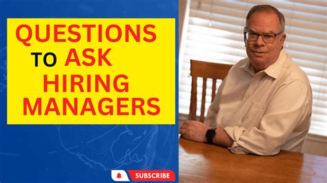 Questions To Ask Hiring Managers