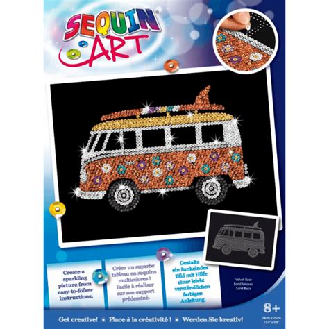 Sequin Camper Van Senior Craft And Hobbies From Crafty Arts Uk